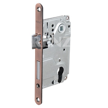 Замок врезной RENZ. LBB 8550-2\1 Ригель и защ АС